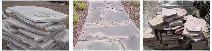 Examples of different types of Flagstone Flagstone examples