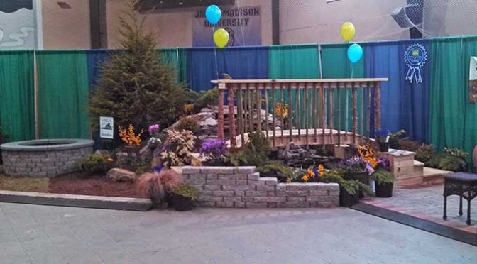Serenescapes's award-winning display booth at the 2014 Home and Garden Festival in Charlottesville